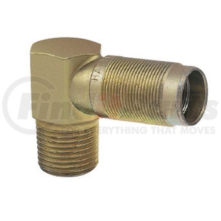 Haltec Z4 Tire Valve Stem Spud - Screw-in, 85-Degree Bend Angle, Fits 1/2" NPT Tapped Rim Hole