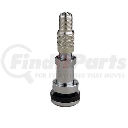 Haltec N-1600 Tire Valve Stem - Chrome, 0.453" Valve Hole, for Ford F-Series Trucks with Dual Wheels