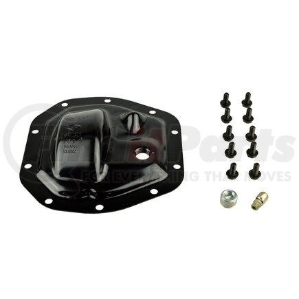 Dana 2005500 Differential Cover - DANA 28 Axle, Steel, 10 Bolt Hole, with Bolts and Plugs