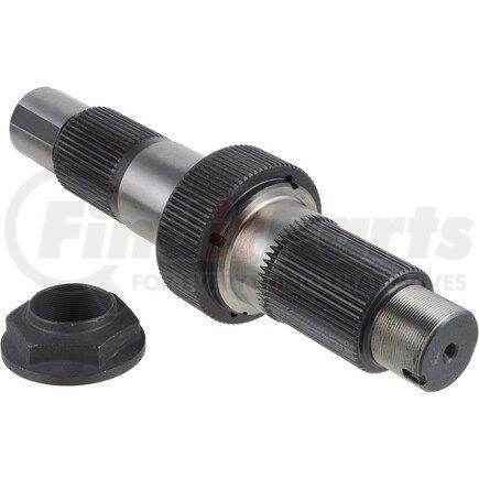 Dana 504307 Differential Pinion Shaft - 12.16 in., 81 Teeth (Major Gear), 49 Teeth (Input Shaft End)