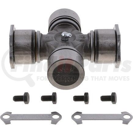 Dana 5-585XM U-Joint; Greaseable; 1610 Series Half Round with Metric Bolts and Lock Straps