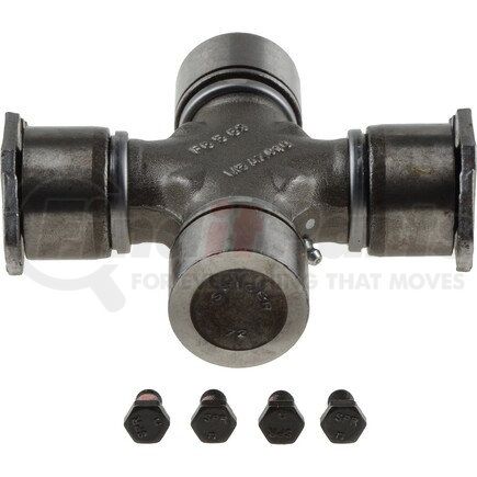 Dana 5-671X U-Joint; Greaseable; 1710 Series Half Round with Thrustwashers in Bearing Cap