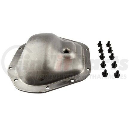 Dana 707233X Differential Cover - DANA 60 Axle, Steel, Plain, Natural, 10 Bolts