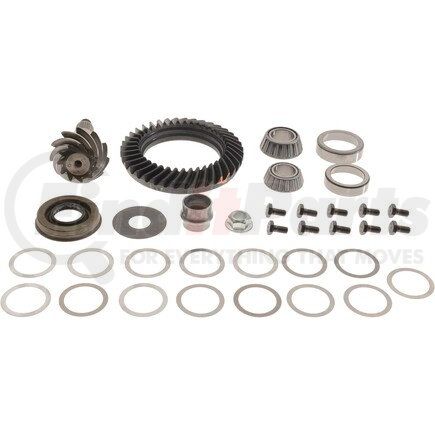 Dana 708132-2 Differential Ring and Pinion Kit - 3.55 Gear Ratio, Front, DANA 30 Axle