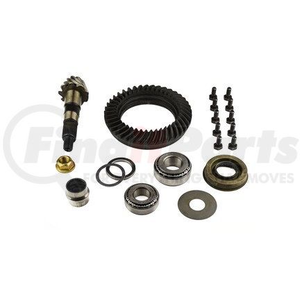 Dana 708132-5 Differential Ring and Pinion Kit - 4.56 Gear Ratio, Front, DANA 30 Axle