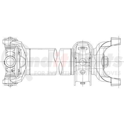 Dana 810549-5110 DRIVE SHAFT ASSEMBLY