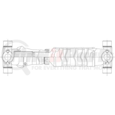 Dana 906354-0731 DRIVE SHAFT