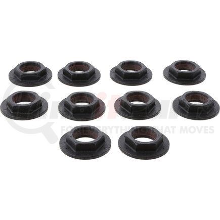 Dana 20-74-91 Drive Shaft Nut - Steel, Black, 1.250-18 Thread, Self Locking