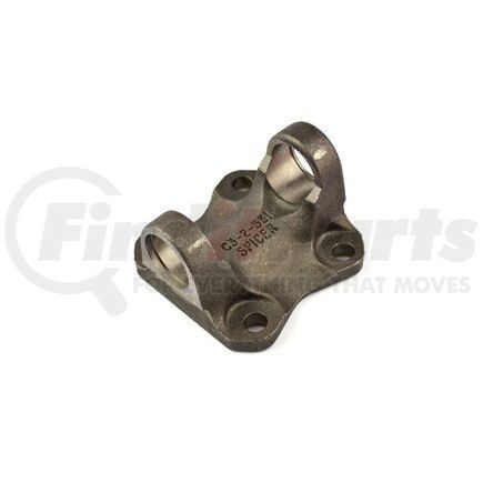 Dana 3-2-119 1350 Series Drive Shaft Flange Yoke - Steel, 4 Bolt Holes, Rectangular Design