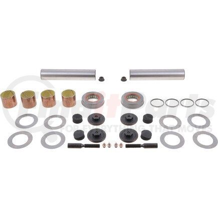 Dana 328345 Steering King Pin Set - 9.06 in. Length, 1.87 in. dia., 1.82 in. Bushing, DX Garlock