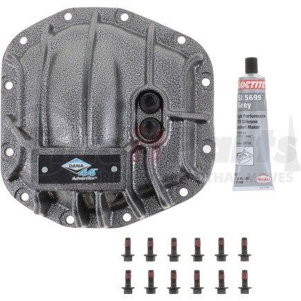 Dana 10040651 Dana 44™ AdvanTEK® Differential Cover Kit - Rear, Gray Powder Coated, Nodular Iron