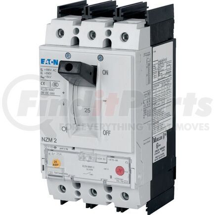 Eaton 107620 Molded Case Circuit Breaker - 3p, 70A, box terminals, B2-AF70-BT-NA