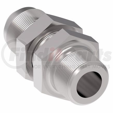 Eaton 2240-16-16S Male Bulkhead Connector - 1" O.D, JIC 37 Flare-Twin Straight Adapter