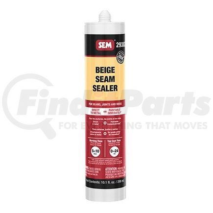 SEM Products 29382 Seam Sealer - Beige, 10.1 Oz. Tube