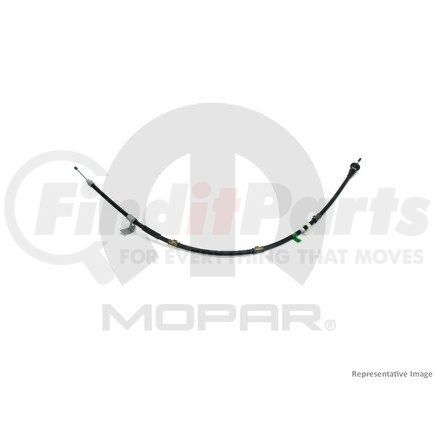 Mopar 4877017AC Parking Brake Cable - Rear, Left