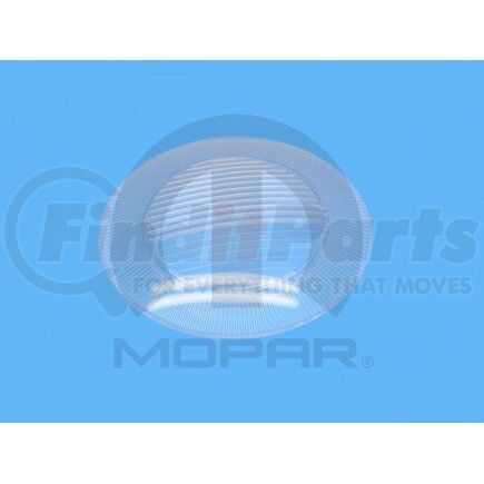 Mopar 56047115AA Dome Light Lens - Round, Clear Lens, For 2003-2006 Jeep Wrangler