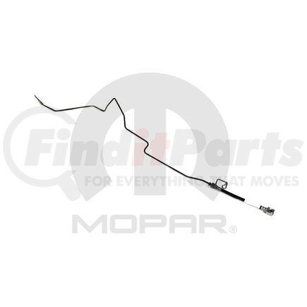 Mopar 52121634AG Brake Hydraulic Hose - Rear, Right, for 2003-2012 Dodge/Ram