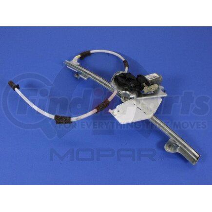 Mopar 68059644AB Power Window Regulator Assembly - Front, Right, Power, For 2002-2006 Jeep Liberty