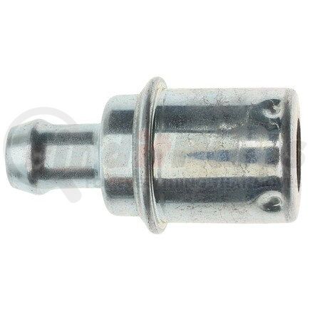 Standard Ignition V291 PCV Valve - Metal, Silver Finish, Straight Type, 1 Hose Connector, Push-On
