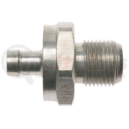 Standard Ignition V326 PCV Valve - Metal, Silver Finish, Straight Type, 1 Hose Connector, Screw-In