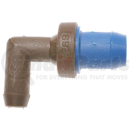 Standard Ignition V321 PCV Valve - Plastic, Blue and Brown, Angled Type, 2 Hose Connector, Push-On
