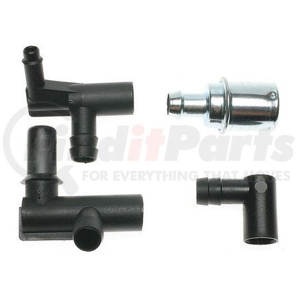 Standard Ignition V339 PCV Valve - Metal and Plastic, 3/8, 5/8, 3/4 inches, Angled Type, Push-On