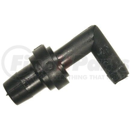 Standard Ignition V410 PCV Valve - 5/16 in. Hose, Black, Plastic, Push-On, Angled Nipple, without Connector