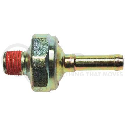 Standard Ignition V425 PCV Valve - Metal, Chrome Finish, Straight Type, 1 Hose Connector, Screw-In