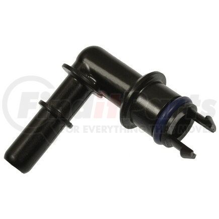 Standard Ignition V587 PCV Valve - Plastic, 3/8 in. Hose, 0.34 in. ID, Angled Type, Push-On