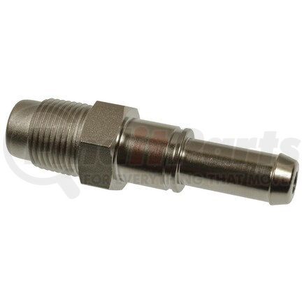 Standard Ignition V590 PCV Valve - Metal, Silver Finish, 3/8 in. Hose, Straight Type, Screw-In