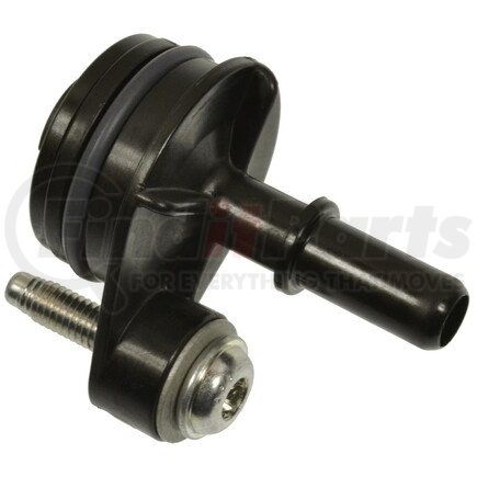 Standard Ignition V597 PCV Valve - Black, Plastic, 3/8 in. Hose, Straight Type, with Cap, Screw-In