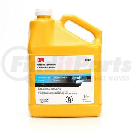 3M 05974 Rubbing Compound, 1 gal (3.78L)