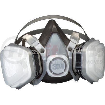 3M 07192 Half Facepiece Disposable Respirator Assembly 52P71, Organic Vapor/P95 Respiratory Protection, Medium 12 EA/Case