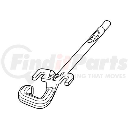 Mopar 68285705AA Tow Hook - Left, For 2019-2023 Jeep Cherokee