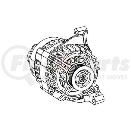 Mopar 56029582AB Alternator - Engine Generator, for 2012-2017 Fiat 500