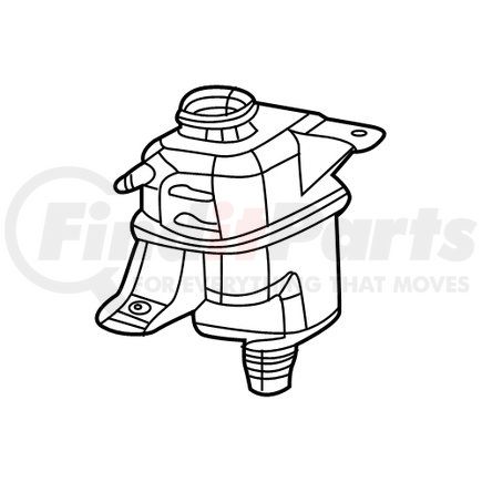 Mopar 68309850AB Engine Coolant Reservoir - For 2019-2023 Ram 1500