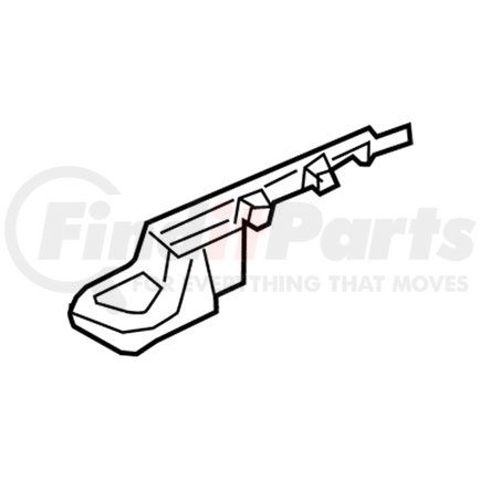 Mopar 5RT19DX9AB Seat Track Cover - Front, Left, Inboard