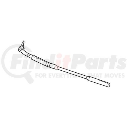 Mopar 68383343AA Steering Drag Link - Outer, For 2019-2023 Ram