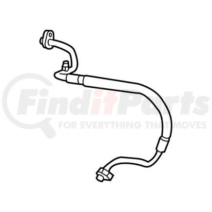 Mopar 68363154AB A/C Discharge Line Hose Assembly - with Hardware, For 2019-2023 Ram