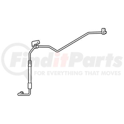 MOPAR 68161181AB A/C Liquid Line Assembly - with Hardware, For 2014-2019 Jeep Grand Cherokee