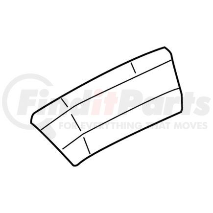 Mopar 5NP39JXWAB Wheel Arch Molding - Front, Left, For 2019-2022 Ram