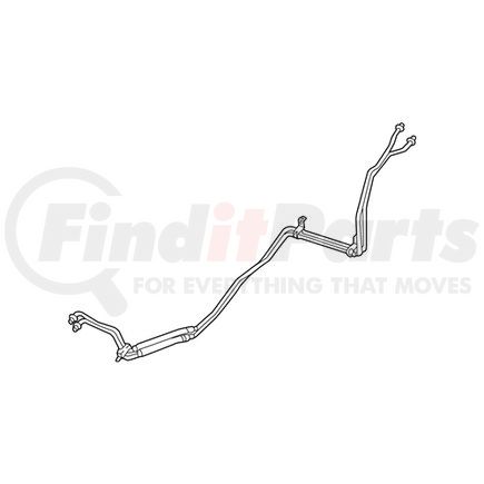 Mopar 68280790AC Fuel Feed and Return Hose - For 2018-2023 Jeep Wrangler