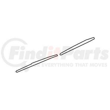 Mopar WBF00021AB Windshield Wiper Blade - Front, Right