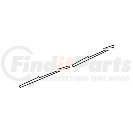 Mopar WBF00026AB Windshield Wiper Blade - Front, Left