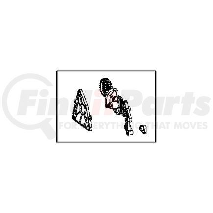 Mopar 68212090AA A/C and Heater Harness Connector - For 2014-2019 Fiat 500L