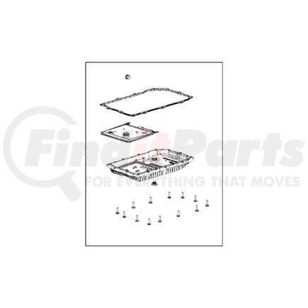 Mopar 68261504AA Transmission Oil Pan