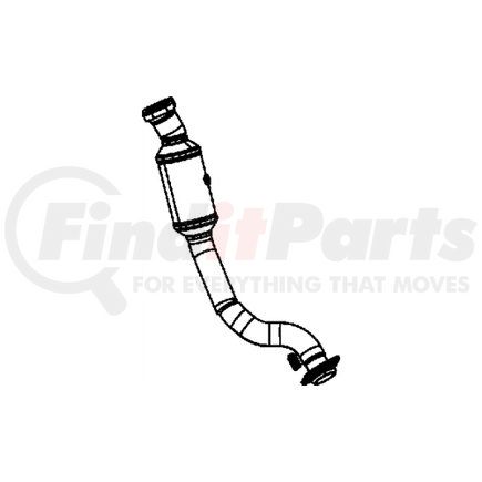 Mopar 68529433AA Exhaust Pipe Flange Gasket - Left/Right, for 2012-2023 Jeep/Dodge/Chrysler/Ram