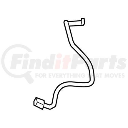 Mopar 68282499AD Air Brake Hose - Rear, Left, For 2018-2023 Jeep Wrangler