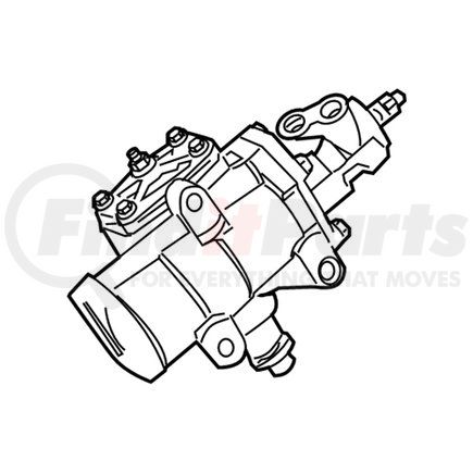 Mopar 05154350AD Power Steering Pump and Gear Assembly - For 2013-2022 Ram 3500