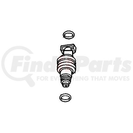 Mopar 68051554AA Fuel Injector - For 2004-2010 Dodge and Chrysler